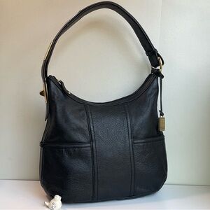 Tignanello Hobo Genuine Leather Shoulder Bag